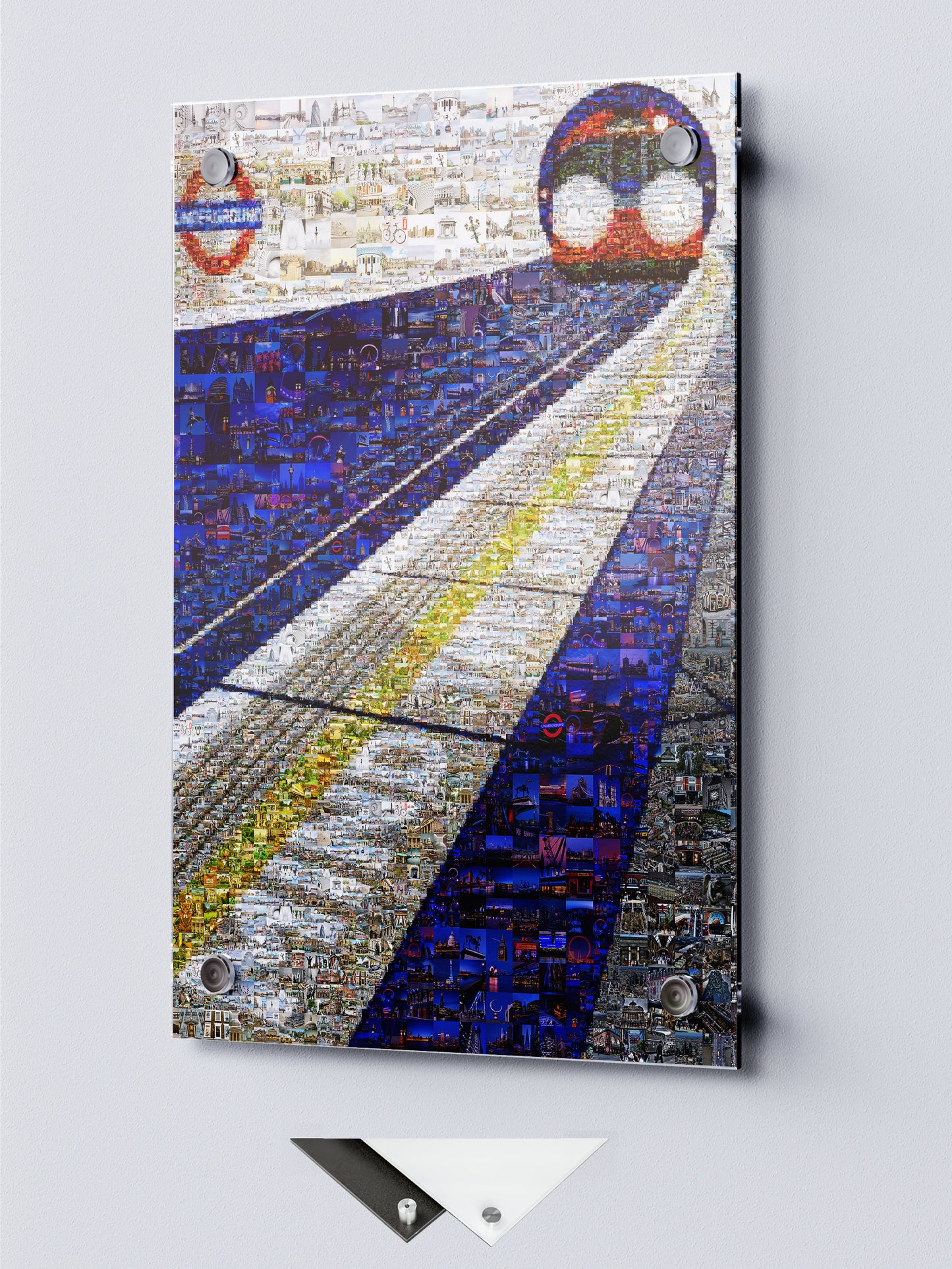 Stunning London Mosaic Artwork - Iconic Underground Train and City Landmarks AtelierMosaics
