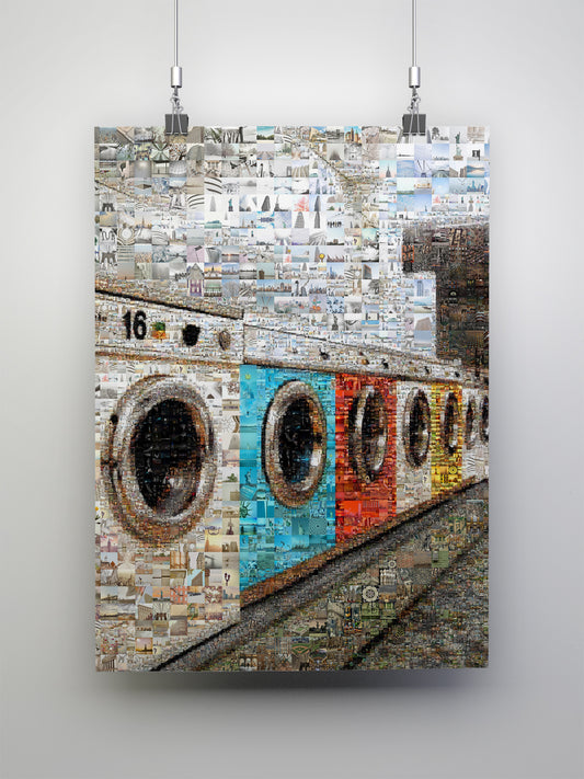 Stunning Mosaic Artwork of Iconic Landmarks – Unique Wall Art for Home Décor