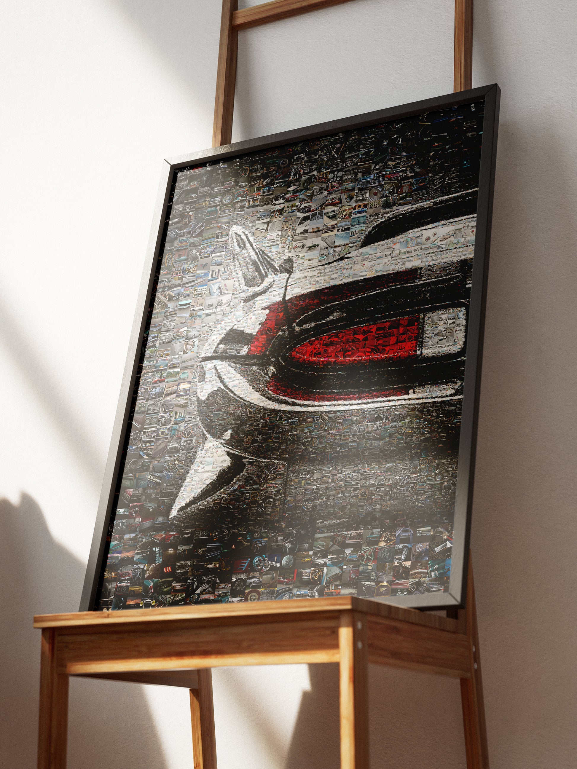 Stunning Mosaic Artwork of Classic Cars - Unique Automotive Wall Art for Car Enthusiasts AtelierMosaics
