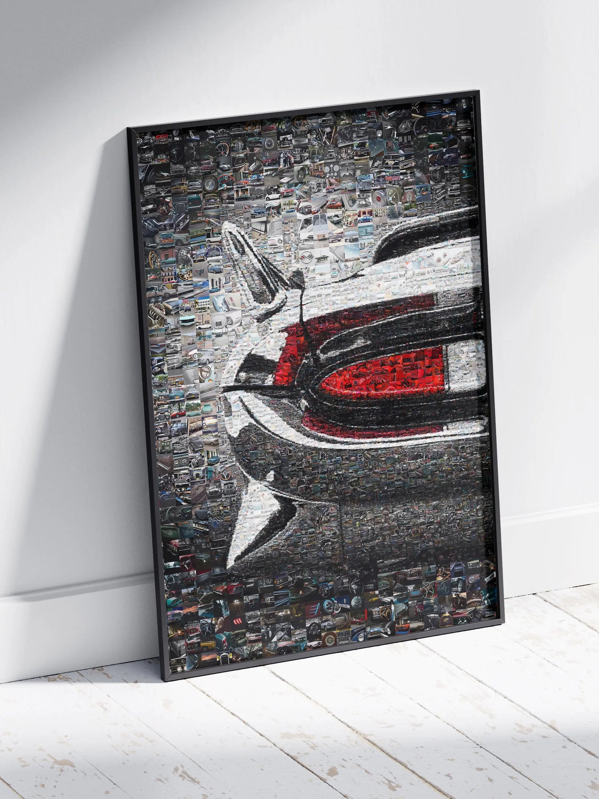 Stunning Mosaic Artwork of Classic Cars - Unique Automotive Wall Art for Car Enthusiasts AtelierMosaics