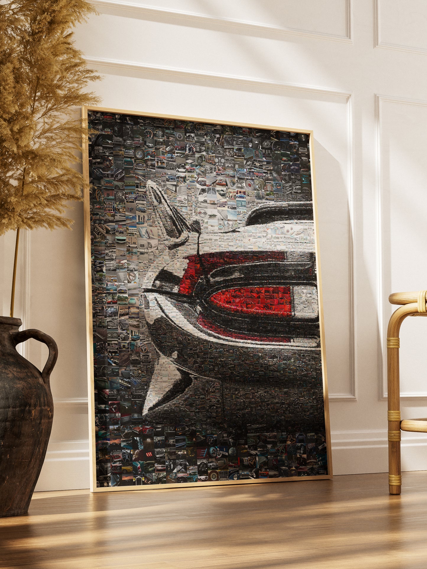 Stunning Mosaic Artwork of Classic Cars - Unique Automotive Wall Art for Car Enthusiasts AtelierMosaics