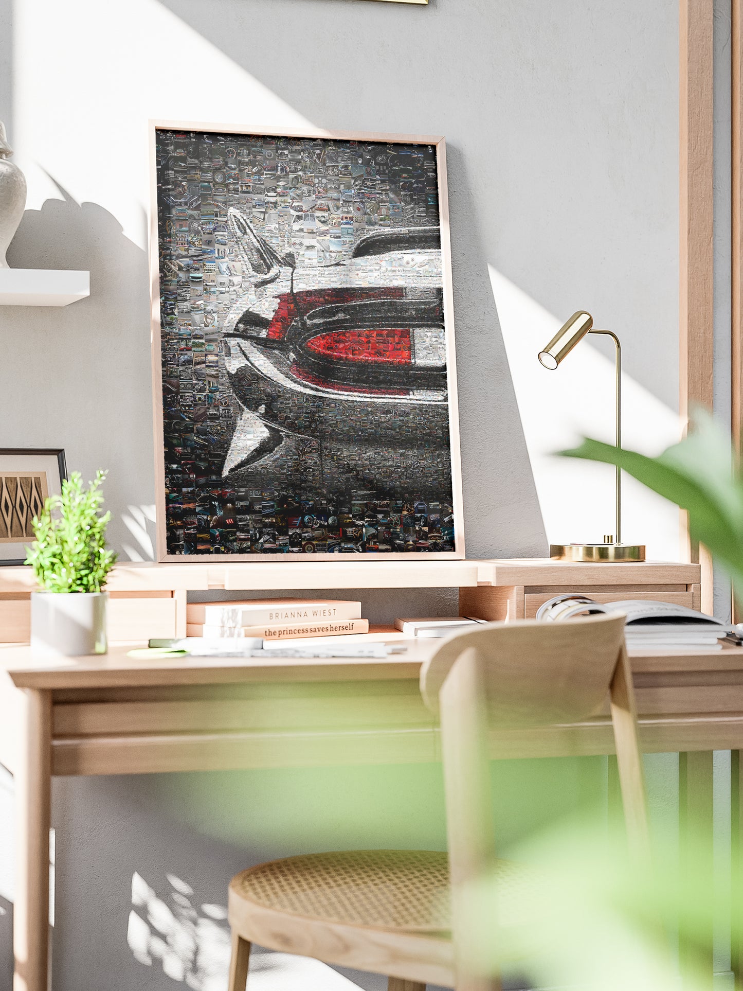 Stunning Mosaic Artwork of Classic Cars - Unique Automotive Wall Art for Car Enthusiasts AtelierMosaics
