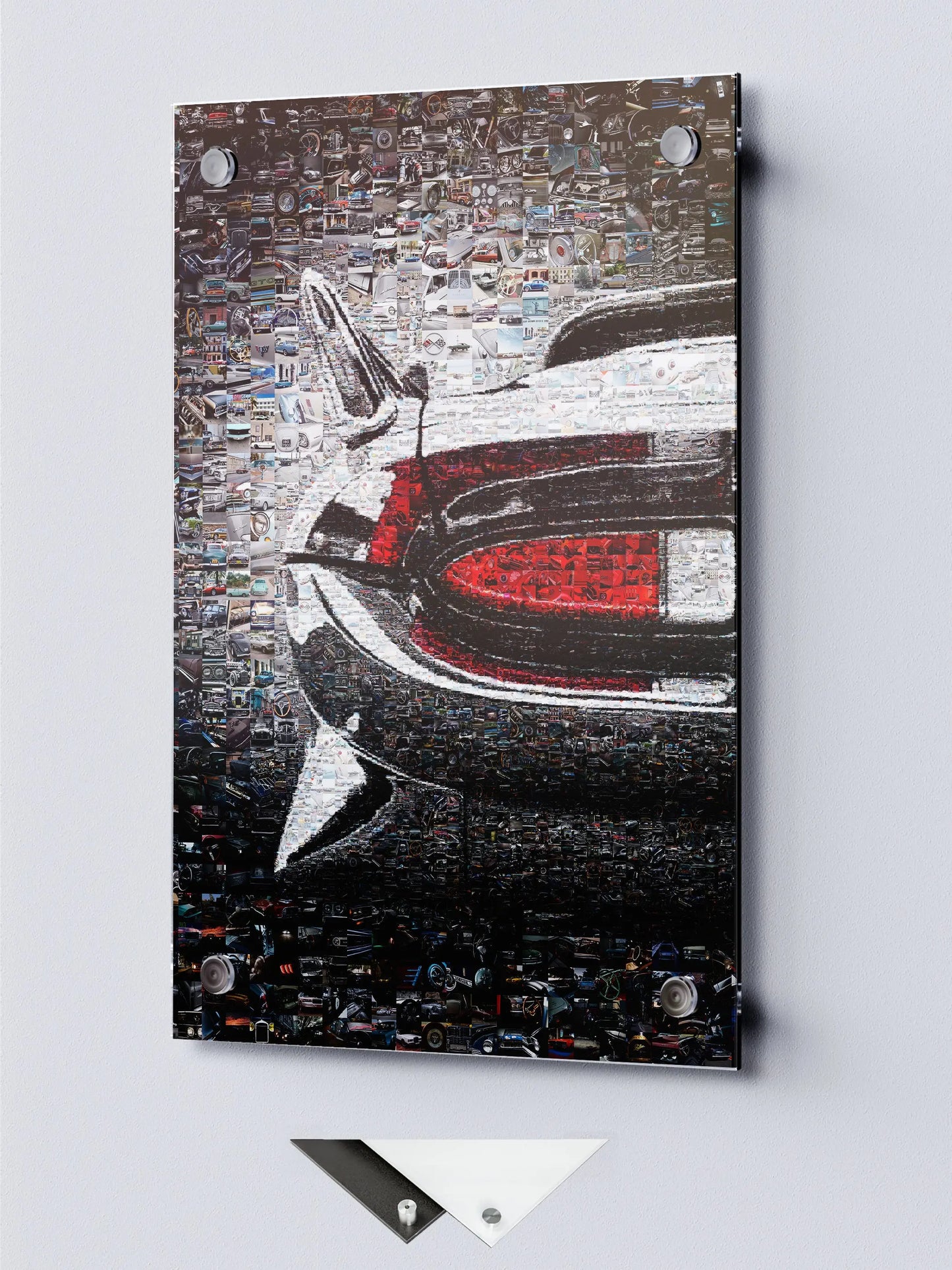 Stunning Mosaic Artwork of Classic Cars - Unique Automotive Wall Art for Car Enthusiasts AtelierMosaics