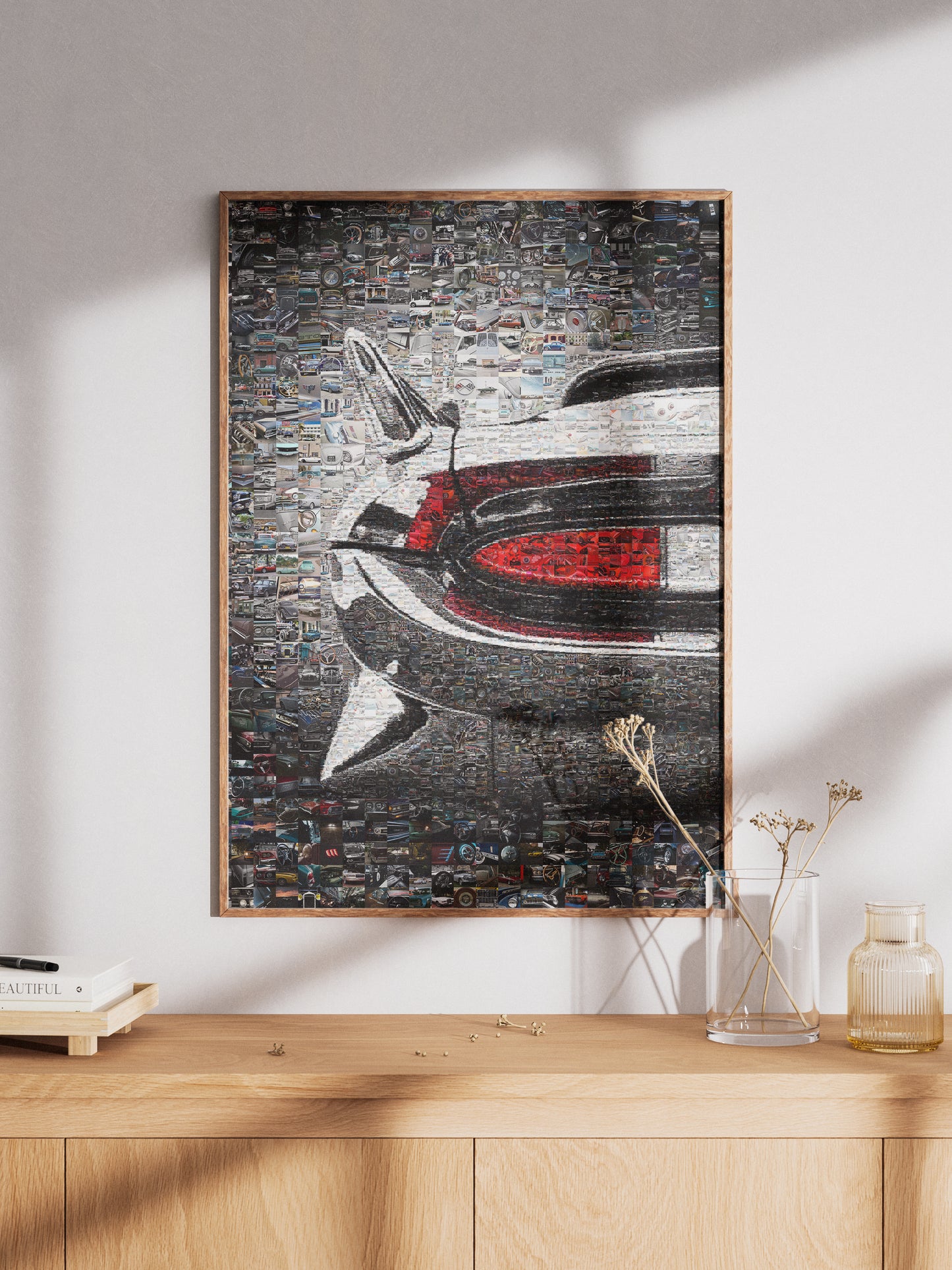 Stunning Mosaic Artwork of Classic Cars - Unique Automotive Wall Art for Car Enthusiasts AtelierMosaics