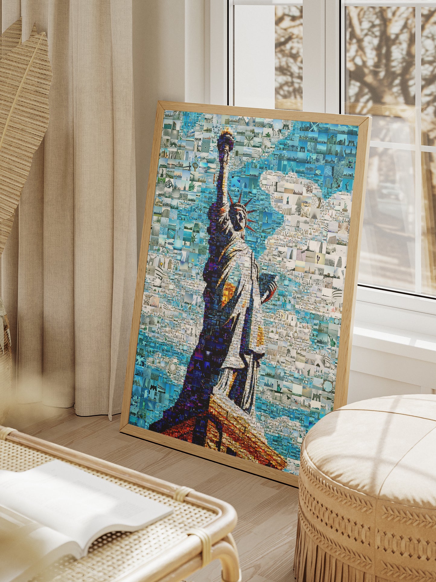 Stunning Mosaic Art of the Statue of Liberty - Unique Home Decor Piece AtelierMosaics