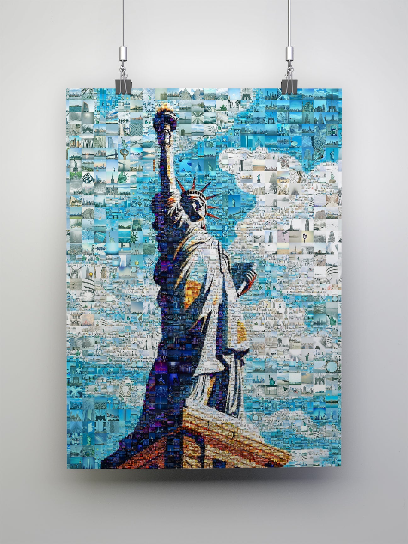 Stunning Mosaic Art of the Statue of Liberty - Unique Home Decor Piece AtelierMosaics