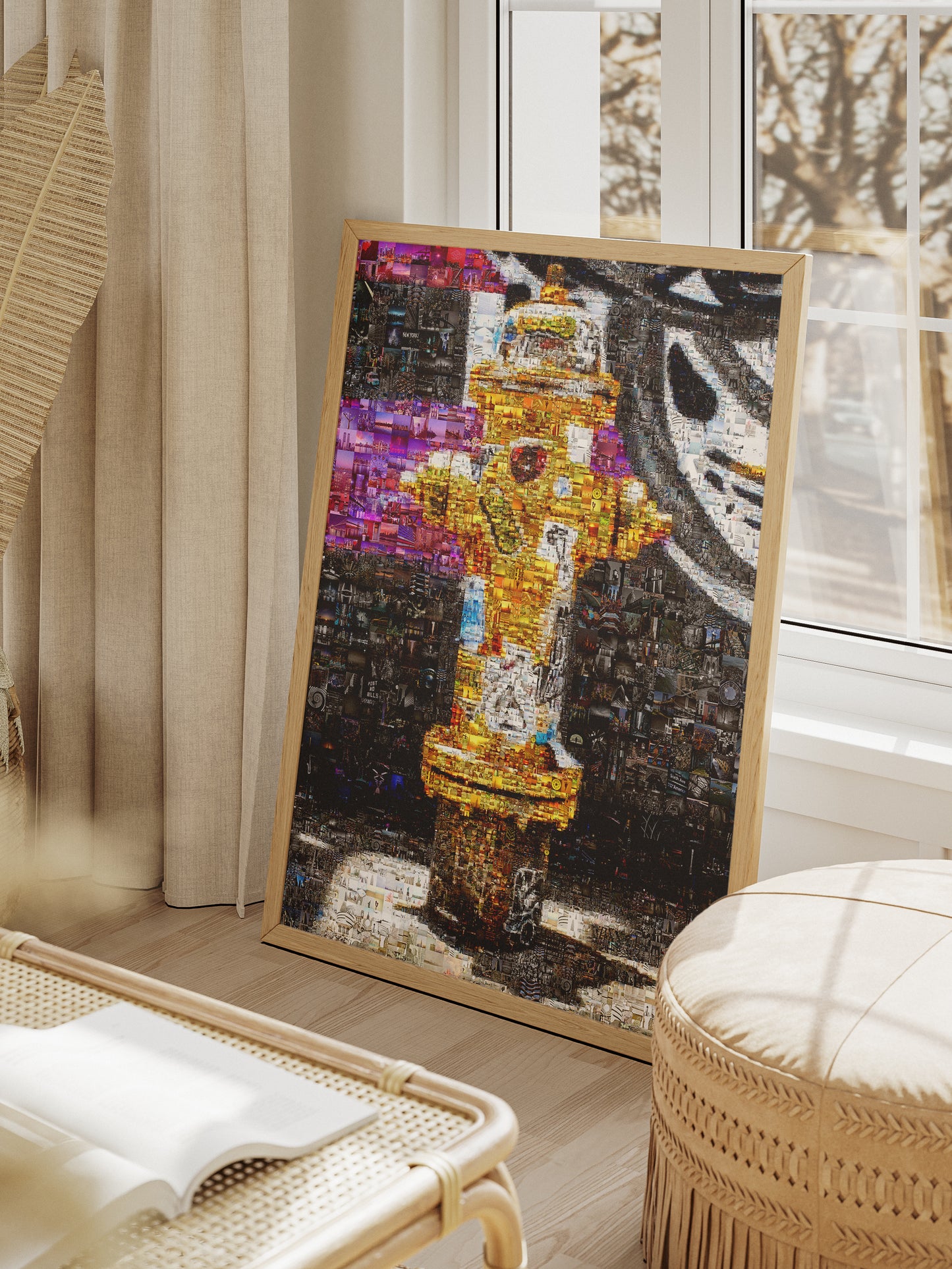 Stunning Mosaic Art of a Fire Hydrant – Unique Urban Decor for Home or Office AtelierMosaics