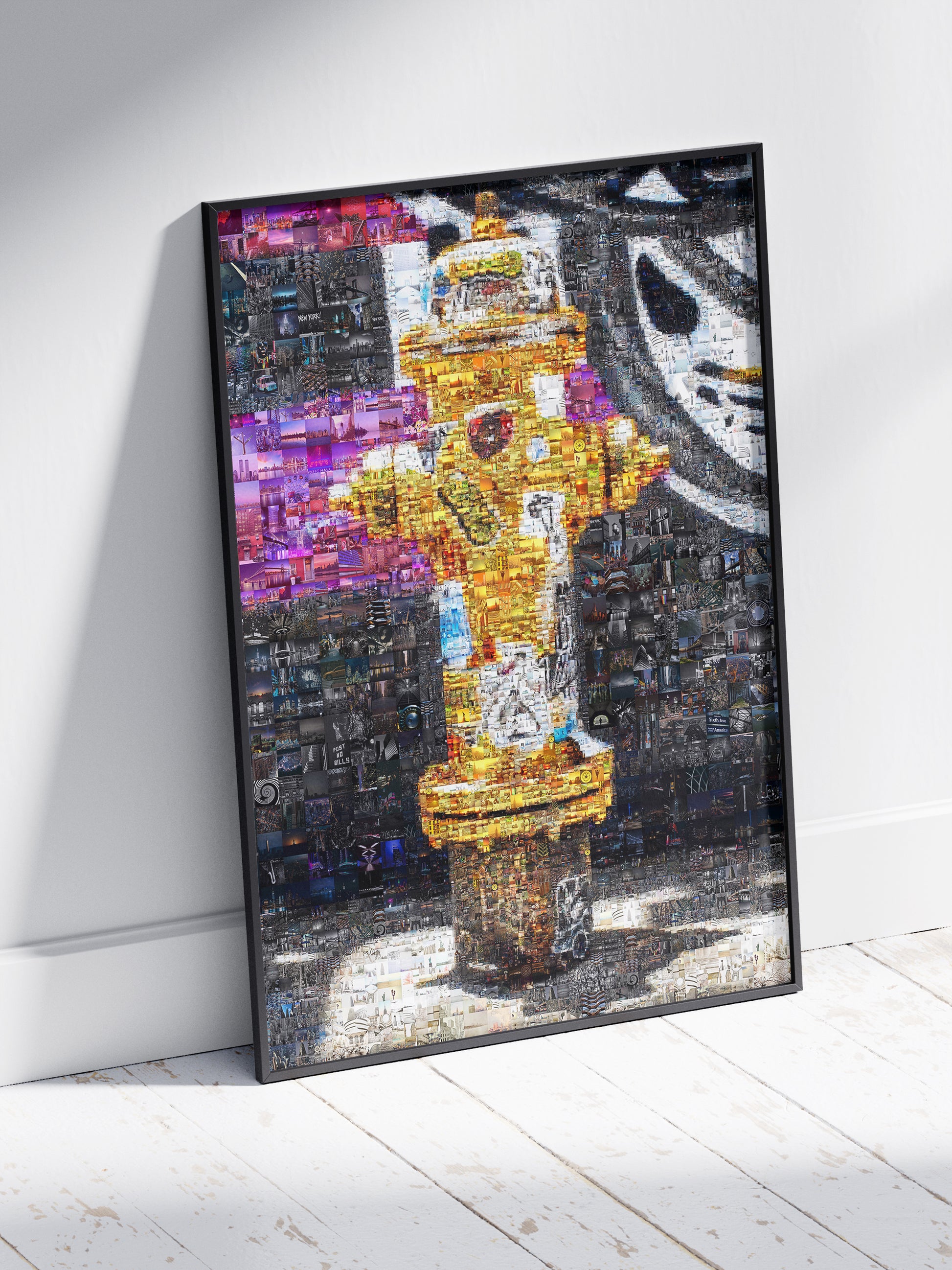 Stunning Mosaic Art of a Fire Hydrant – Unique Urban Decor for Home or Office AtelierMosaics