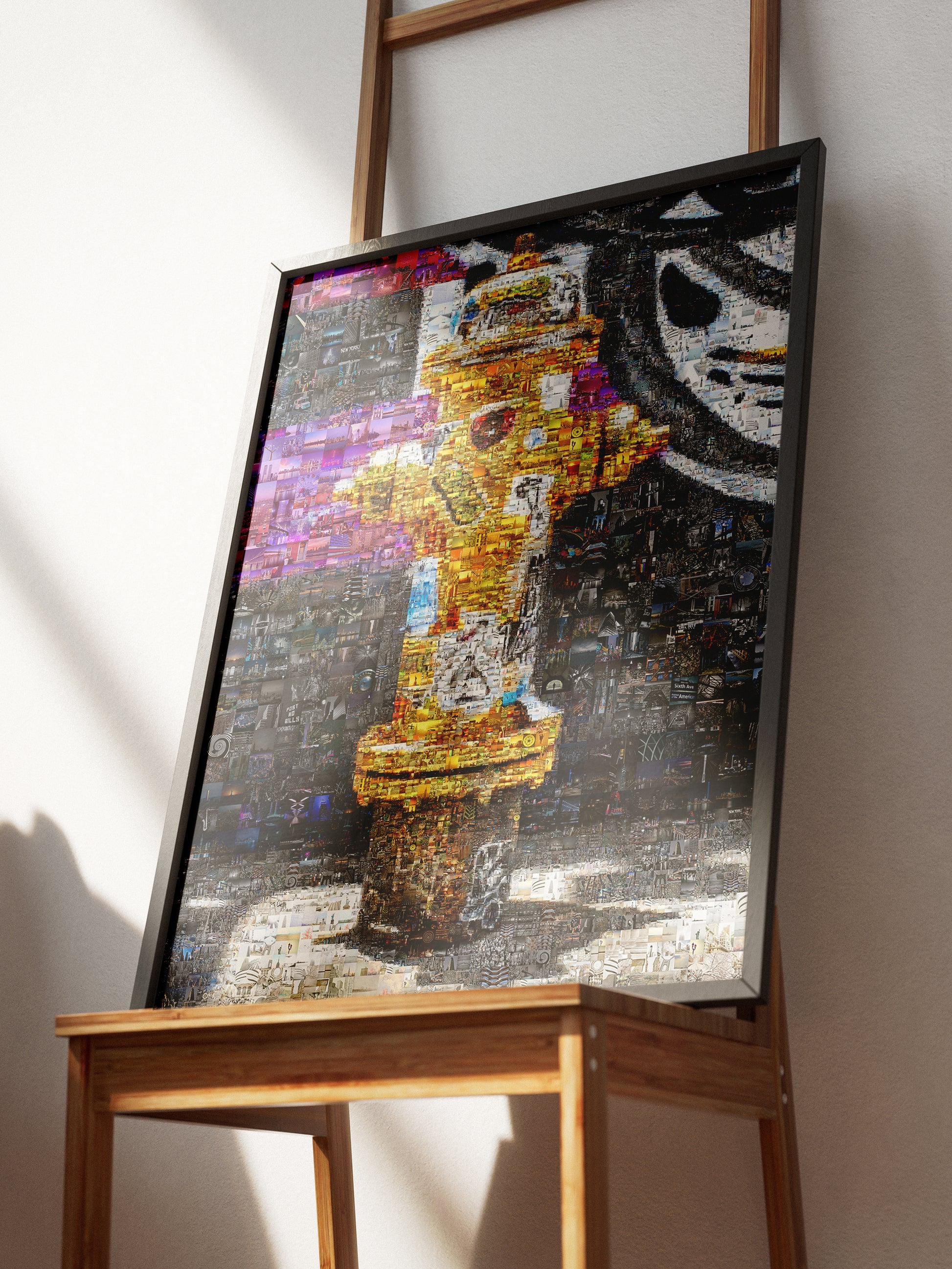 Stunning Mosaic Art of a Fire Hydrant – Unique Urban Decor for Home or Office AtelierMosaics