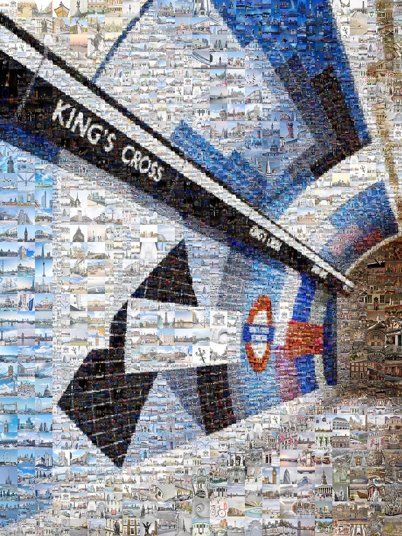 Stunning King's Cross Mosaic Artwork - A Unique London Landscape in Color AtelierMosaics