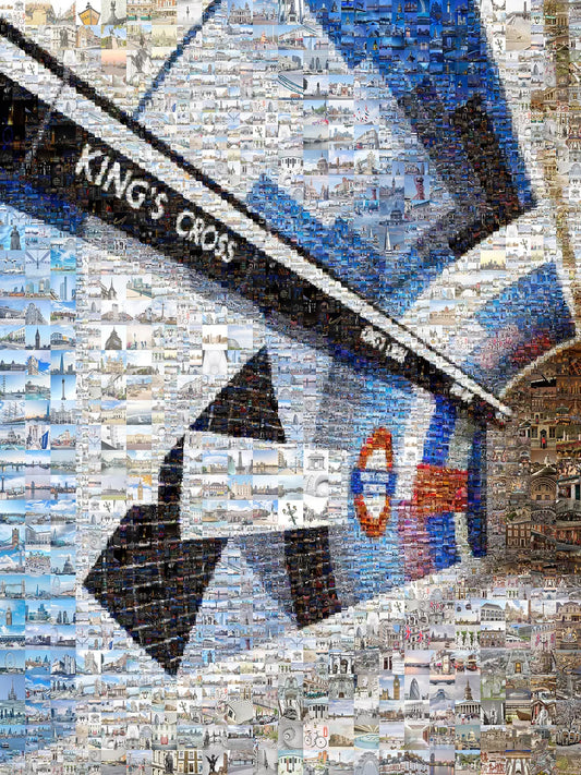 Stunning King's Cross Mosaic Artwork - A Unique London Landscape in Color AtelierMosaics