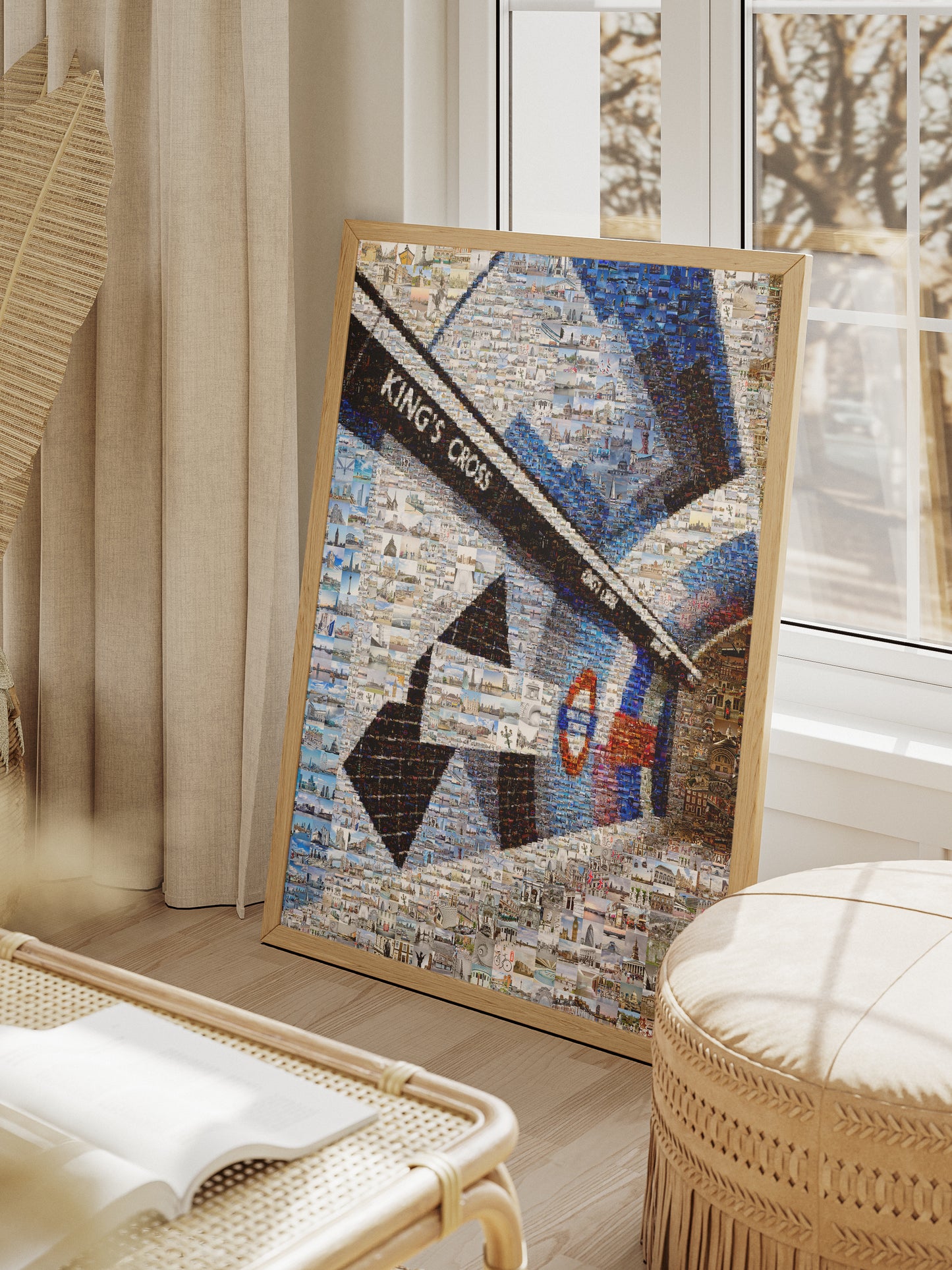 Stunning King's Cross Mosaic Artwork - A Unique London Landscape in Color AtelierMosaics