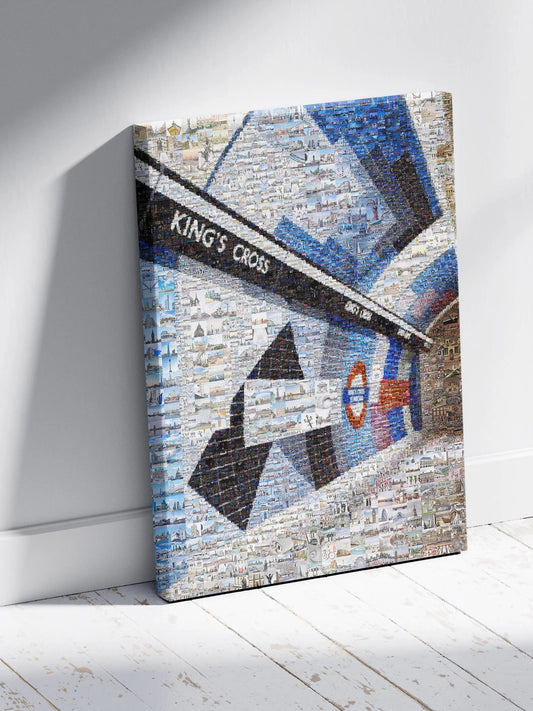 Stunning King's Cross Mosaic Artwork - A Unique London Landscape in Color AtelierMosaics