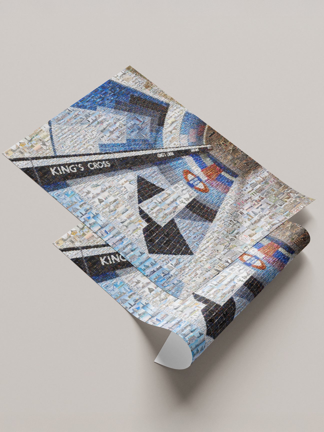 Stunning King's Cross Mosaic Artwork - A Unique London Landscape in Color AtelierMosaics