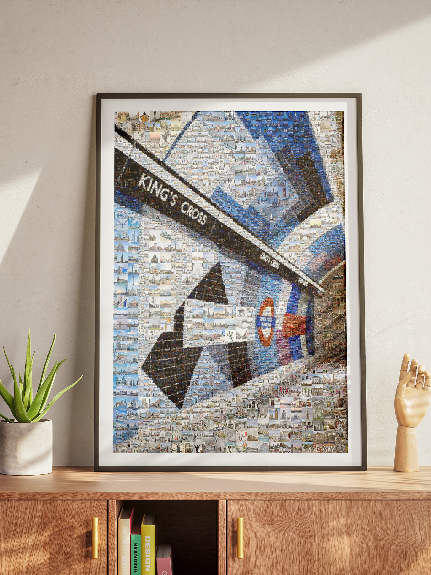 Stunning King's Cross Mosaic Artwork - A Unique London Landscape in Color AtelierMosaics