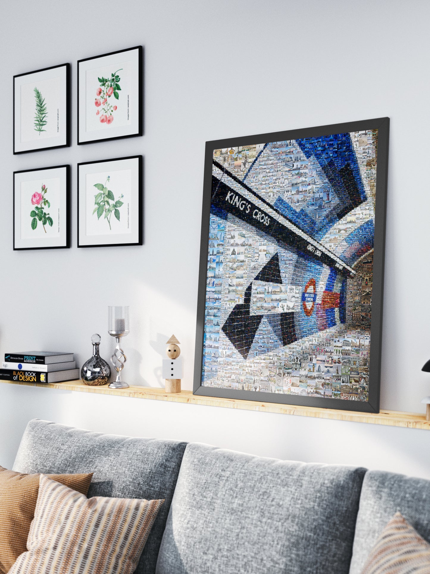 Stunning King's Cross Mosaic Artwork - A Unique London Landscape in Color AtelierMosaics