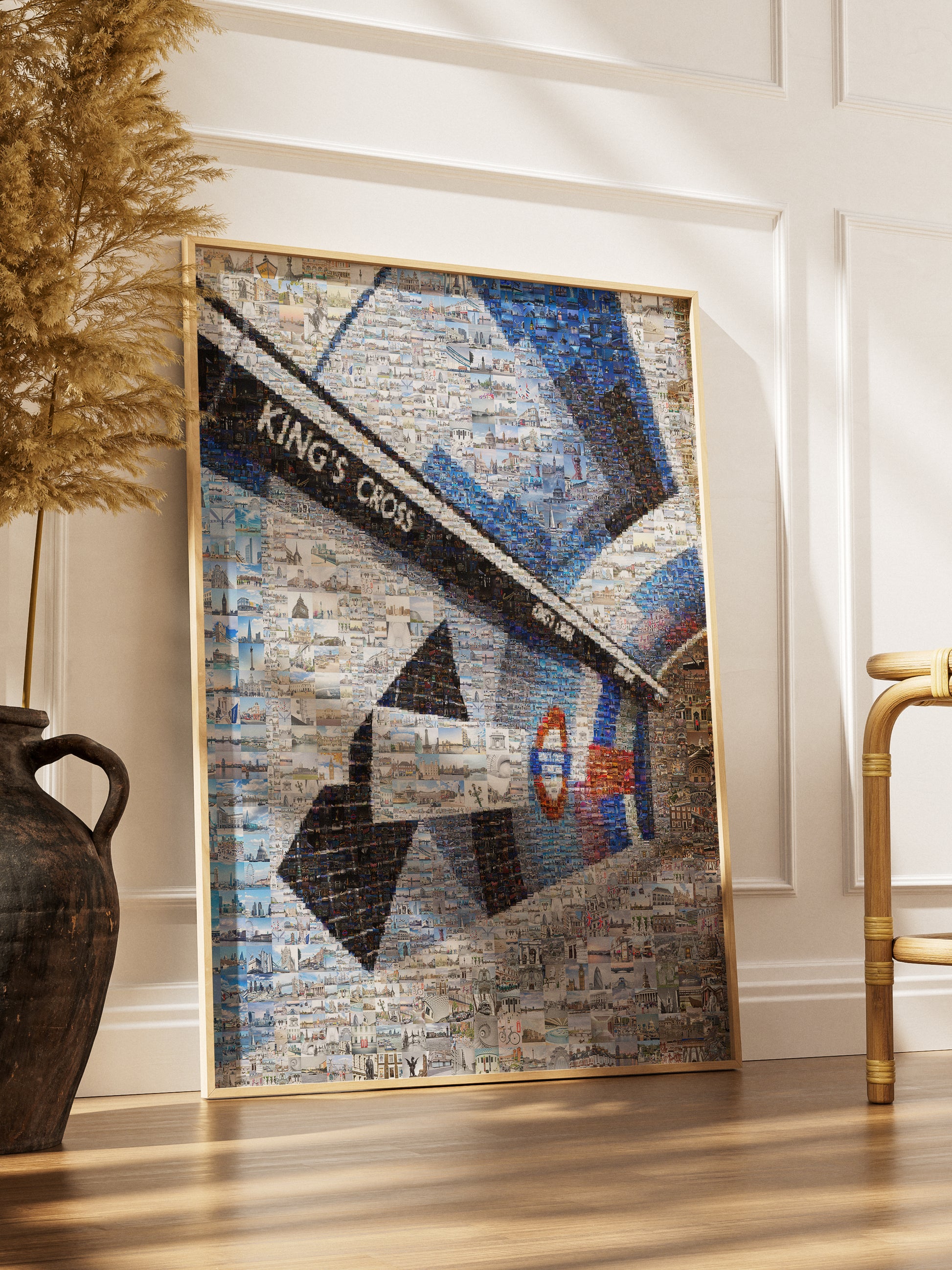 Stunning King's Cross Mosaic Artwork - A Unique London Landscape in Color AtelierMosaics