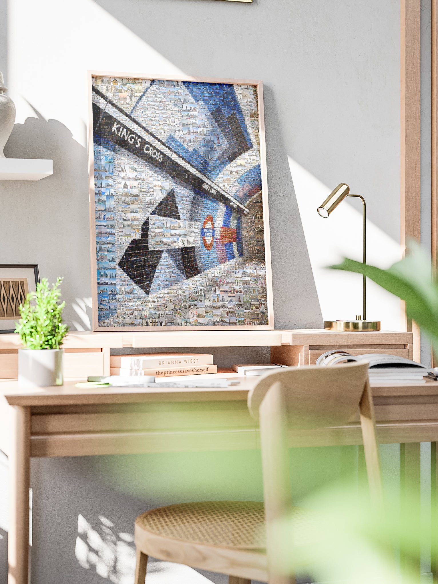 Stunning King's Cross Mosaic Artwork - A Unique London Landscape in Color AtelierMosaics