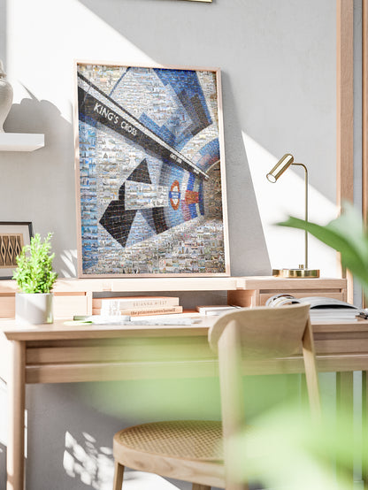 Stunning King's Cross Mosaic Artwork - A Unique London Landscape in Color AtelierMosaics