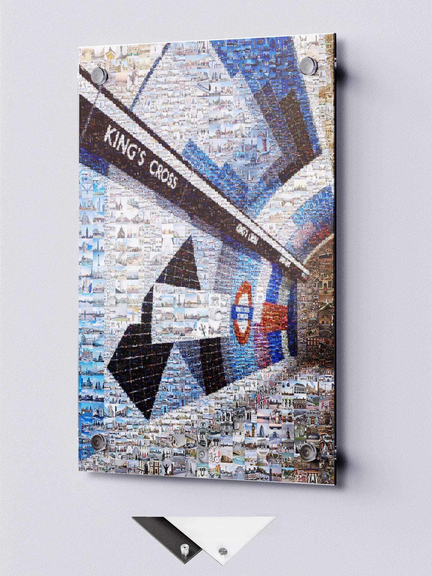 Stunning King's Cross Mosaic Artwork - A Unique London Landscape in Color AtelierMosaics