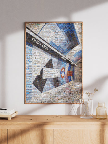 Stunning King's Cross Mosaic Artwork - A Unique London Landscape in Color AtelierMosaics