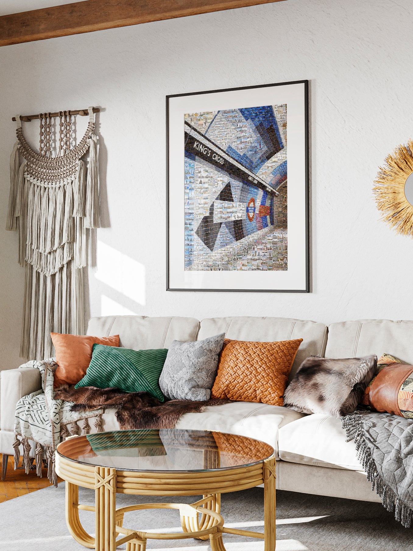 Stunning King's Cross Mosaic Artwork - A Unique London Landscape in Color AtelierMosaics