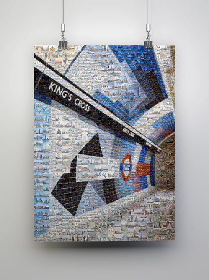 Stunning King's Cross Mosaic Artwork - A Unique London Landscape in Color AtelierMosaics