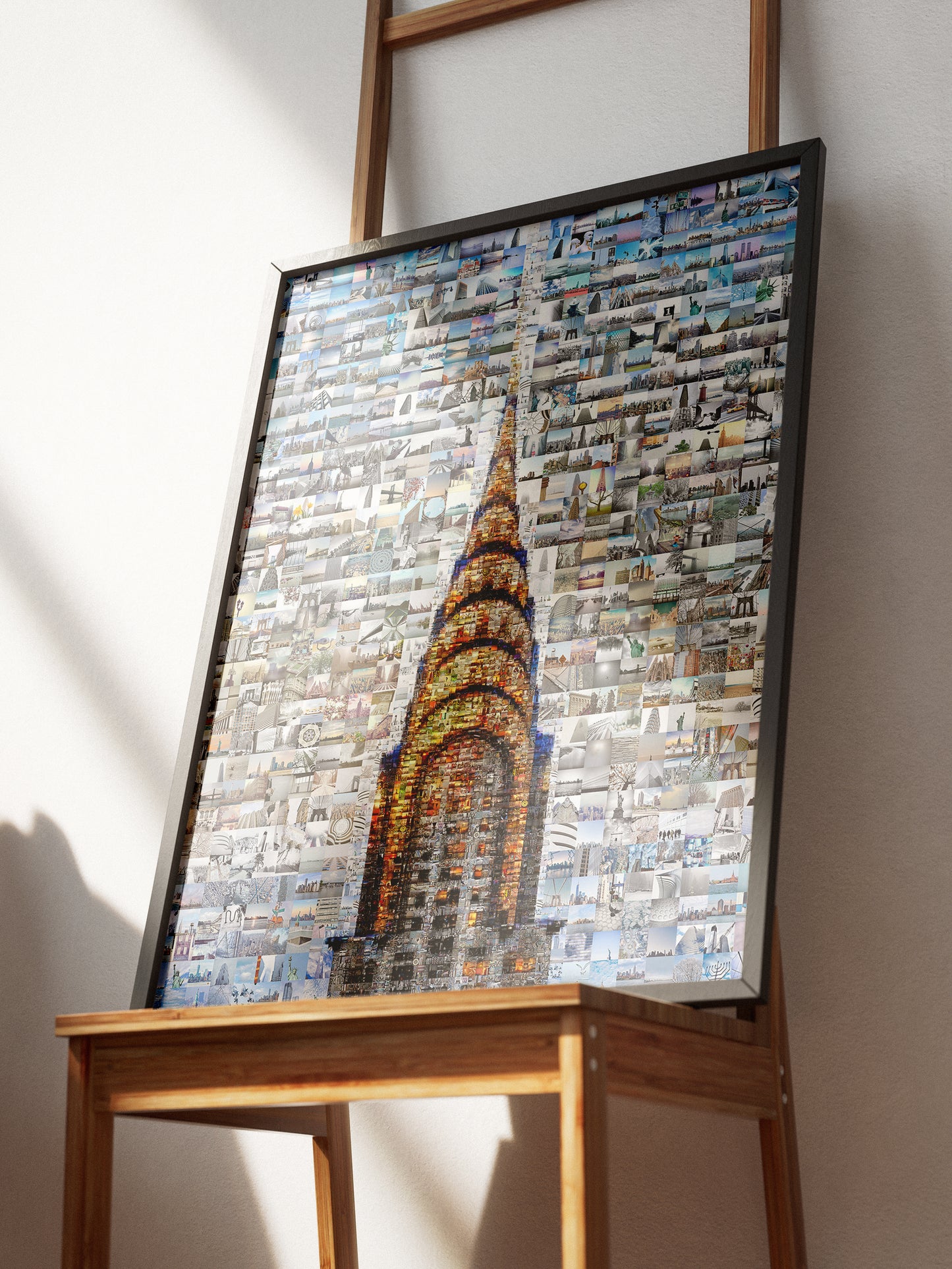 Stunning Chrysler Building Mosaic Art - Unique Urban Wall Decor for Modern Spaces AtelierMosaics