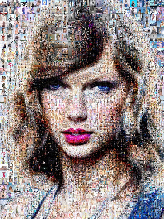 Stunning Taylor Swift Mosaic Artwork - Unique Wall Art for Music Lovers and Swifties AtelierMosaics