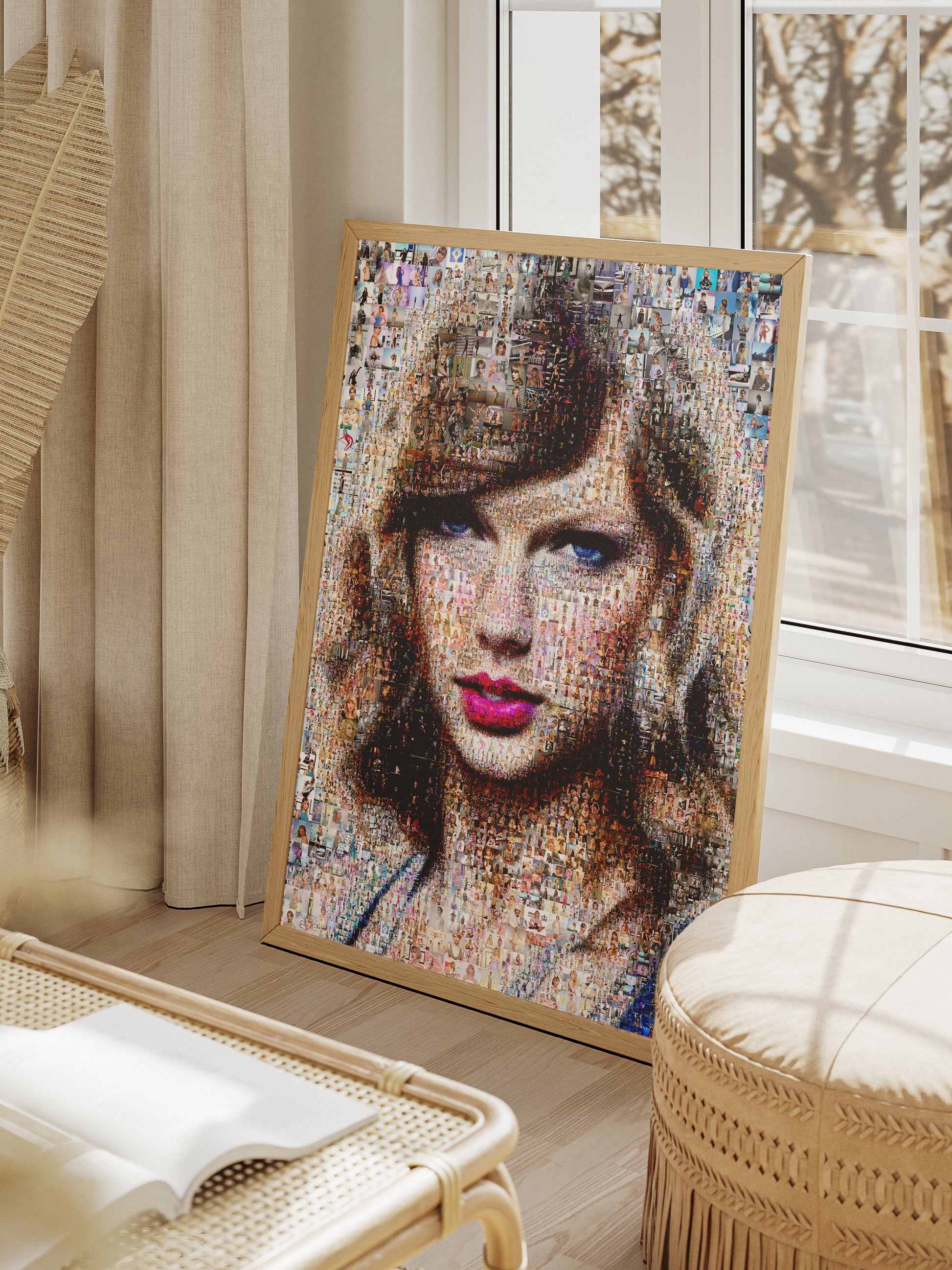 Stunning Taylor Swift Mosaic Artwork - Unique Wall Art for Music Lovers and Swifties AtelierMosaics