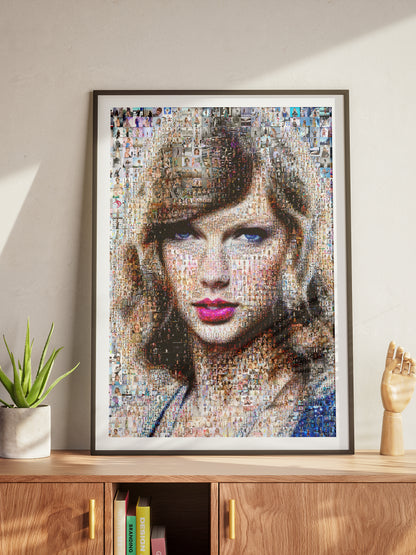 Stunning Taylor Swift Mosaic Artwork - Unique Wall Art for Music Lovers and Swifties AtelierMosaics