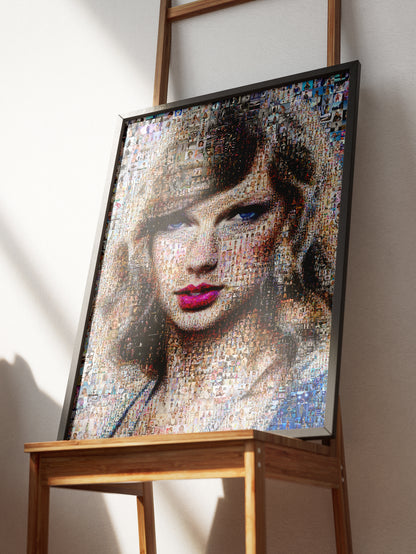 Stunning Taylor Swift Mosaic Artwork - Unique Wall Art for Music Lovers and Swifties AtelierMosaics