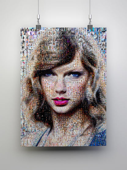 Stunning Taylor Swift Mosaic Artwork - Unique Wall Art for Music Lovers and Swifties AtelierMosaics