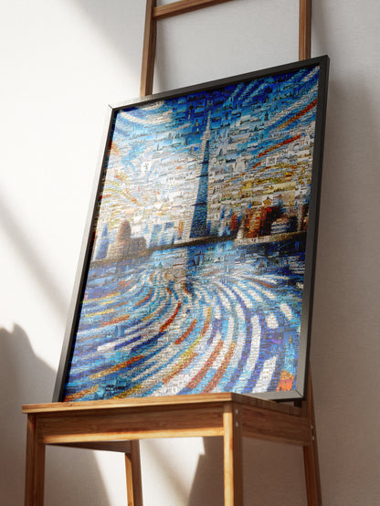 Stunning London Mosaic Art - Captivating Skyline & Iconic Landmarks AtelierMosaics