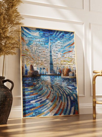 Stunning London Mosaic Art - Captivating Skyline & Iconic Landmarks AtelierMosaics