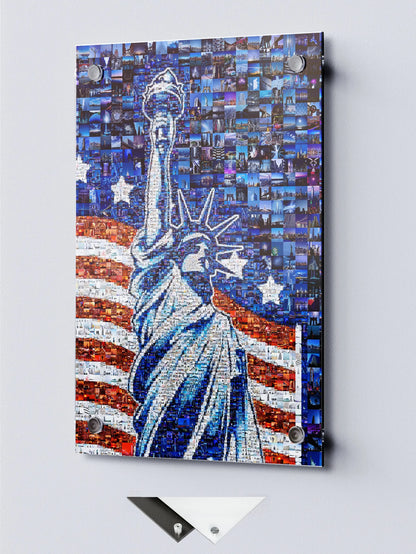 Stunning Mosaic of the Statue of Liberty: A Symbol of Freedom and Unity AtelierMosaics