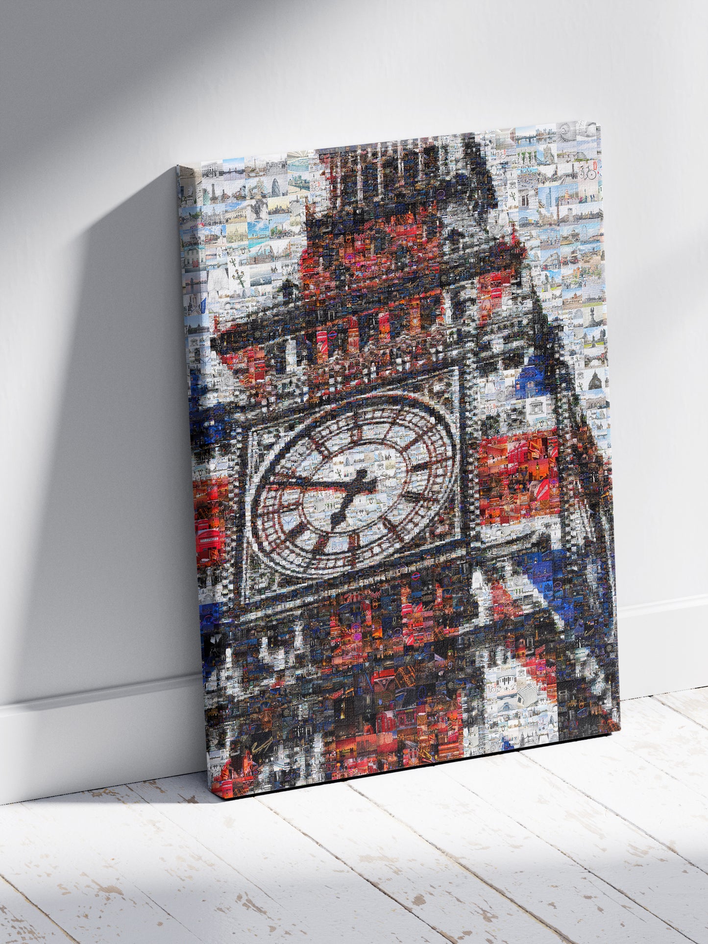 Stunning London Mosaic Artwork Featuring Iconic Big Ben - Perfect for Home Decor AtelierMosaics