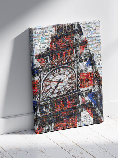 Stunning London Mosaic Artwork Featuring Iconic Big Ben - Perfect for Home Decor AtelierMosaics