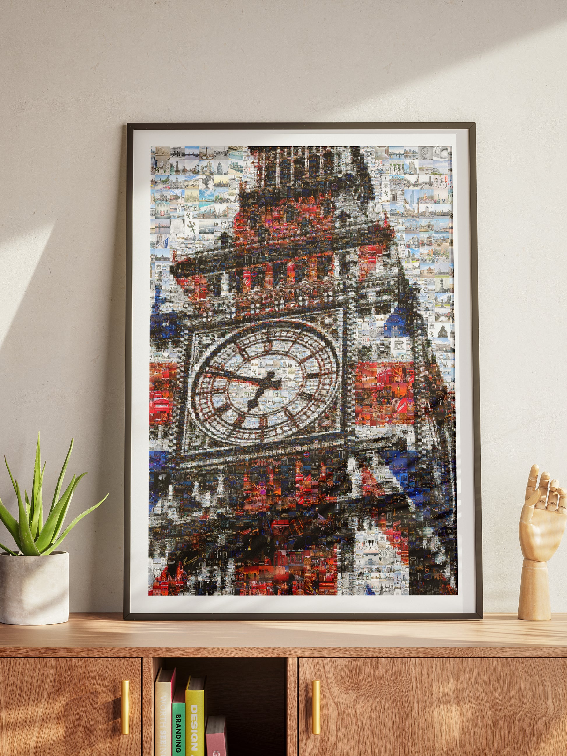 Stunning London Mosaic Artwork Featuring Iconic Big Ben - Perfect for Home Decor AtelierMosaics
