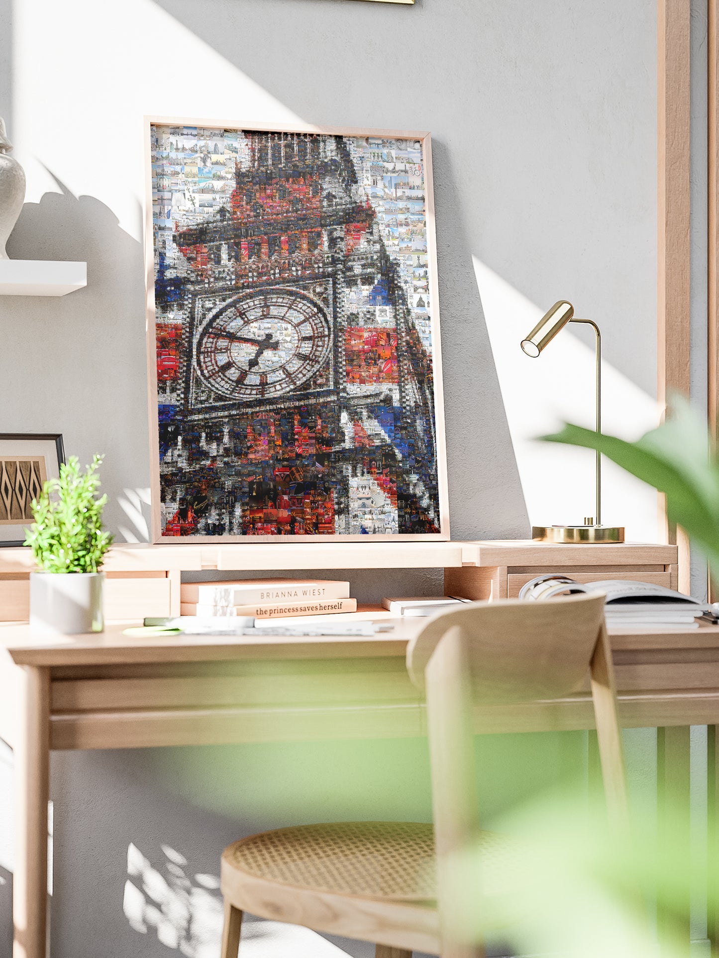 Stunning London Mosaic Artwork Featuring Iconic Big Ben - Perfect for Home Decor AtelierMosaics