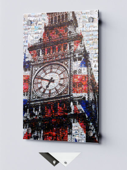 Stunning London Mosaic Artwork Featuring Iconic Big Ben - Perfect for Home Decor AtelierMosaics