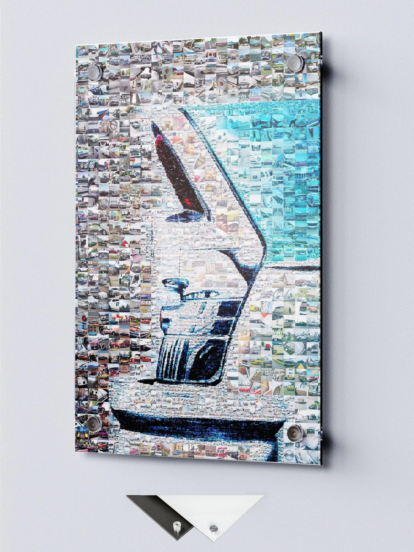 Stunning Automotive Mosaic Artwork - Unique Car-Themed Decor for Enthusiasts AtelierMosaics