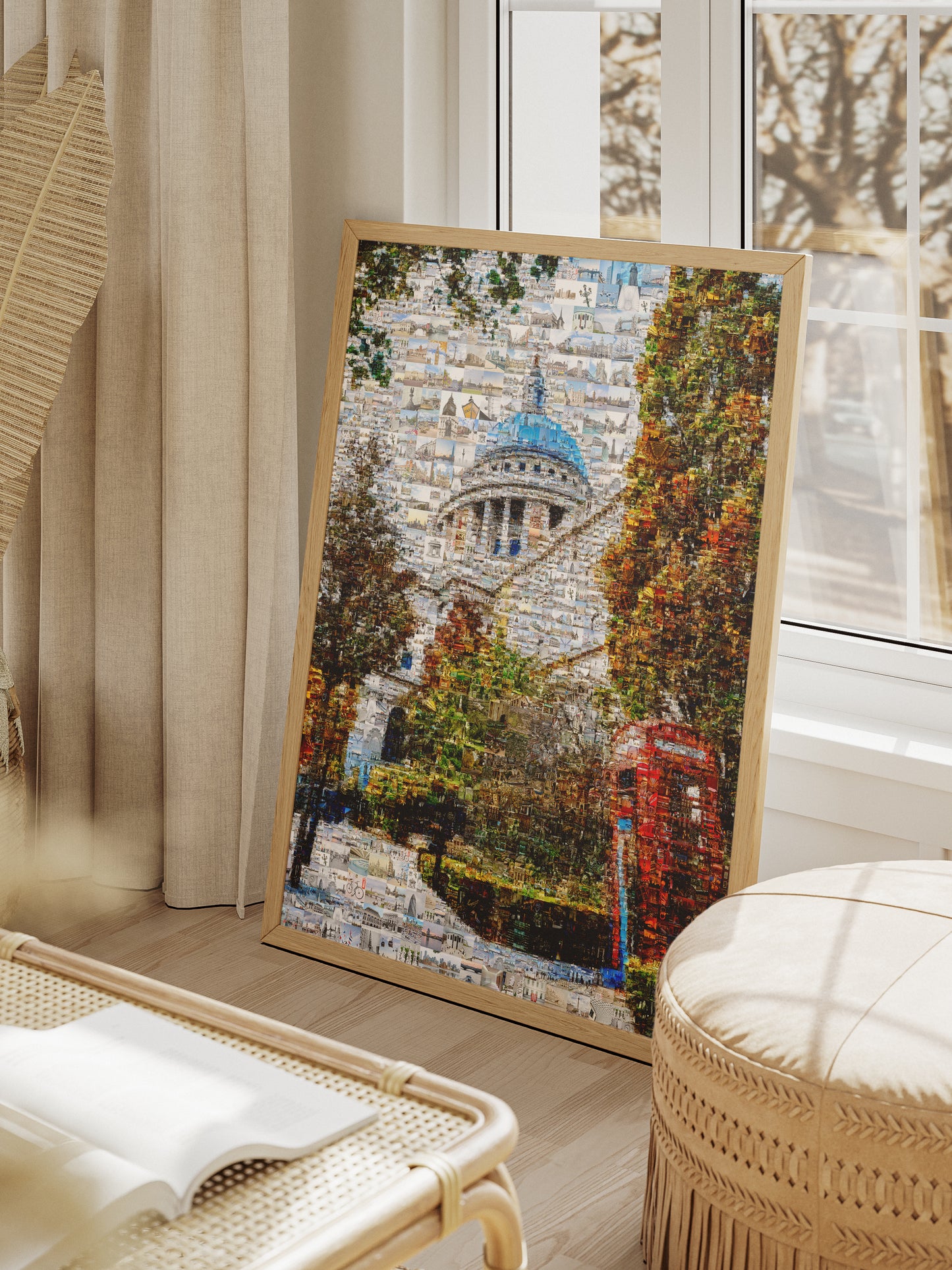 Stunning London Mosaic Art Print - Iconic Cityscapes & Landmarks - Perfect Wall Décor for Home or Office AtelierMosaics