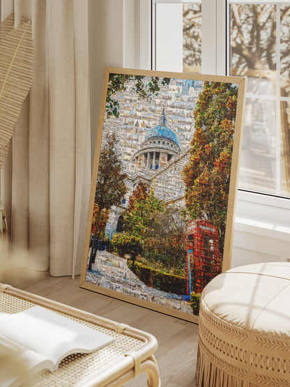 Stunning London Mosaic Art Print - Iconic Cityscapes & Landmarks - Perfect Wall Décor for Home or Office AtelierMosaics