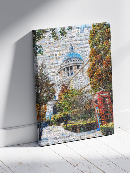 Stunning London Mosaic Art Print - Iconic Cityscapes & Landmarks - Perfect Wall Décor for Home or Office AtelierMosaics