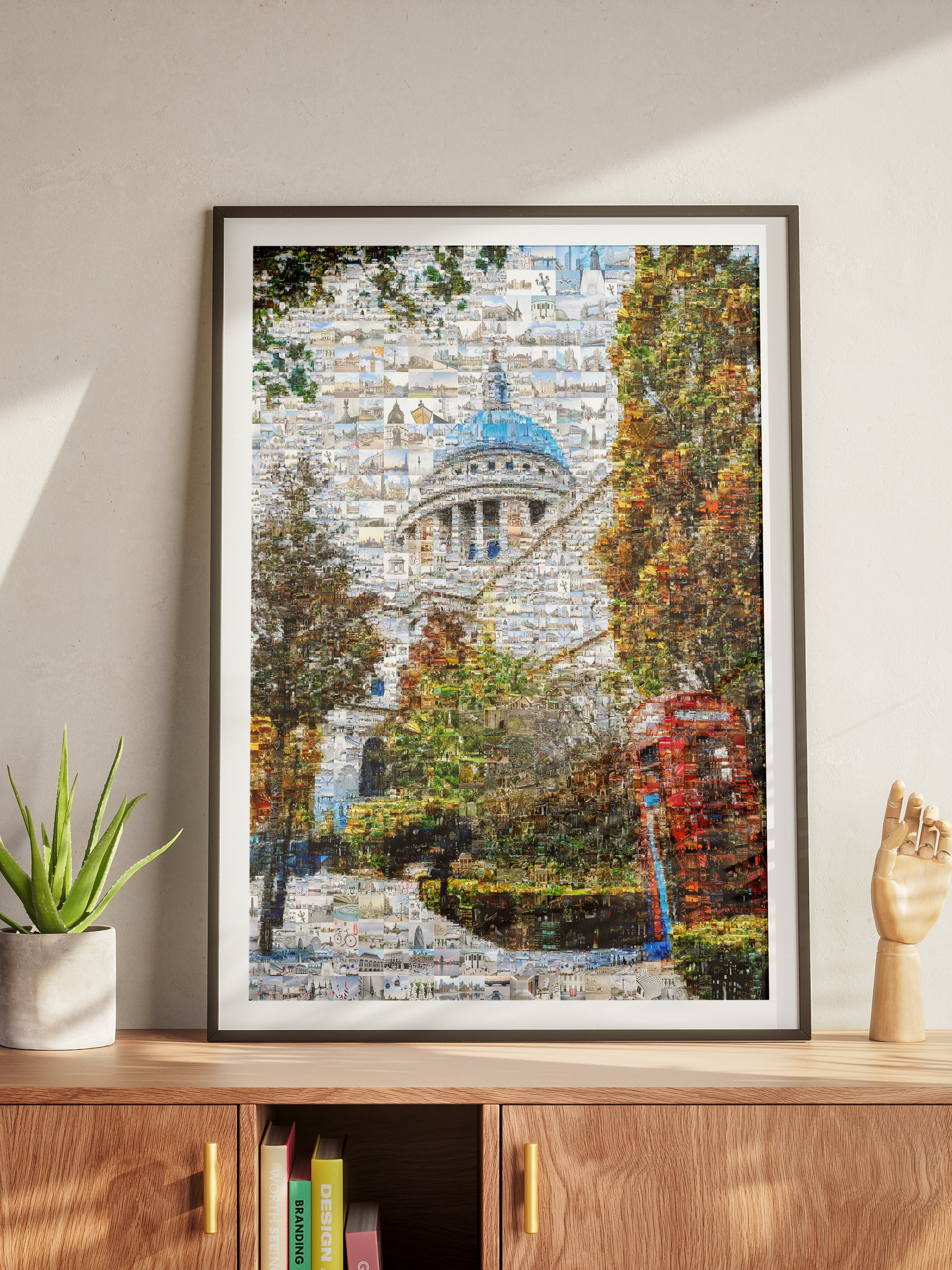 Stunning London Mosaic Art Print - Iconic Cityscapes & Landmarks - Perfect Wall Décor for Home or Office AtelierMosaics