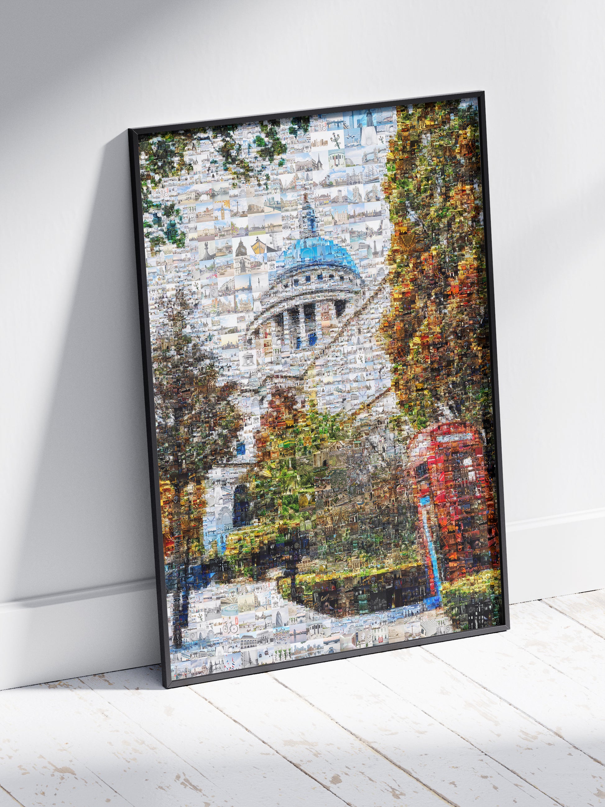 Stunning London Mosaic Art Print - Iconic Cityscapes & Landmarks - Perfect Wall Décor for Home or Office AtelierMosaics