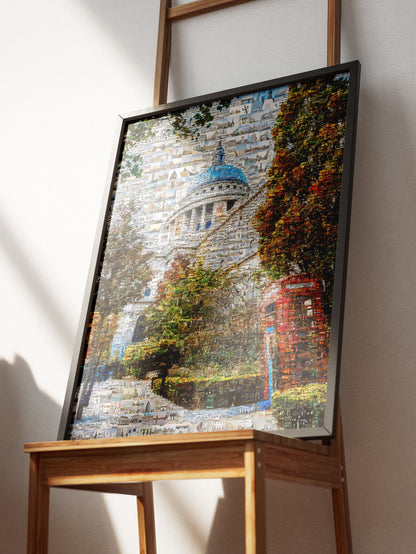 Stunning London Mosaic Art Print - Iconic Cityscapes & Landmarks - Perfect Wall Décor for Home or Office AtelierMosaics
