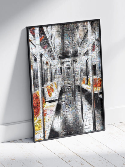 Stunning Subway Mosaic Art: Captivating Urban Landscape for Modern Decor AtelierMosaics