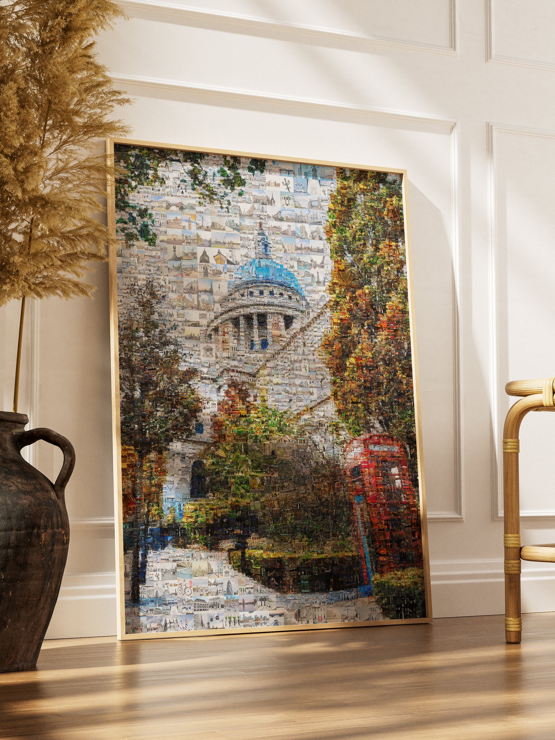 Stunning London Mosaic Art Print - Iconic Cityscapes & Landmarks - Perfect Wall Décor for Home or Office AtelierMosaics